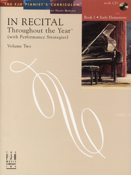 In Recital, Throughout the Year (with Performance Strategies) Vol. Two, Bk. 1