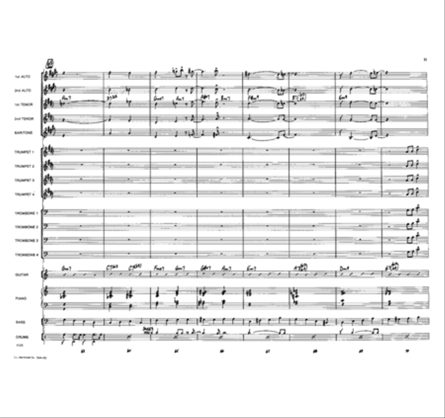 One For Woody Jazz Ensemble scores gallery preview page 10
