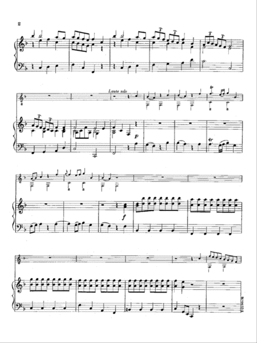 Concerto in F Major for Guitar and Piano (Piano Reduction) Guitar scores gallery preview page 3