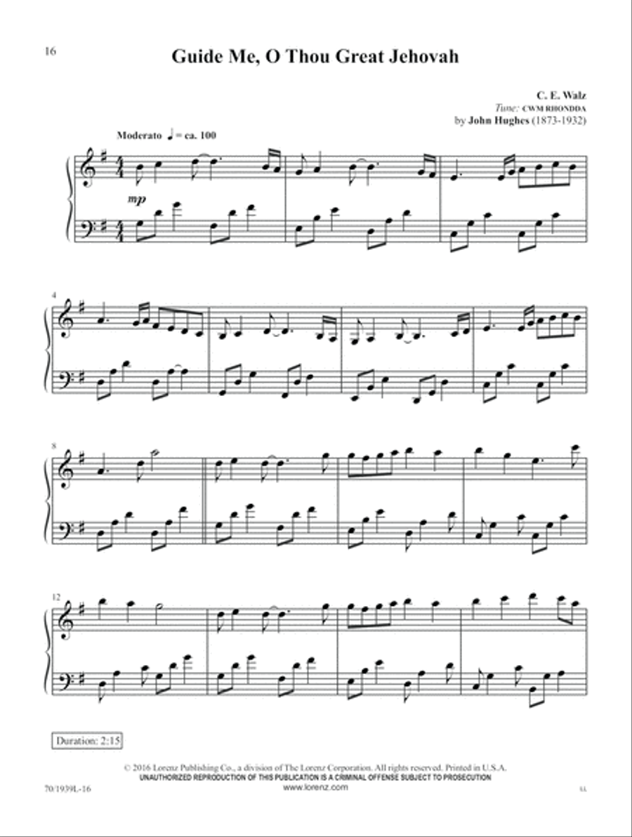 Lord of My Heart Piano Solo scores gallery preview page 12