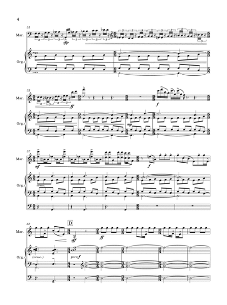 Beaming Music (for Marimba and Organ)