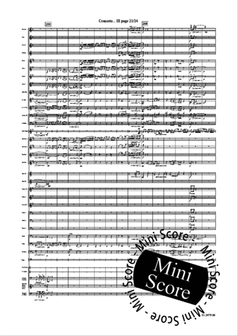 Concerto for Trumpet part 4 and 5 Concert Band scores gallery preview page 25