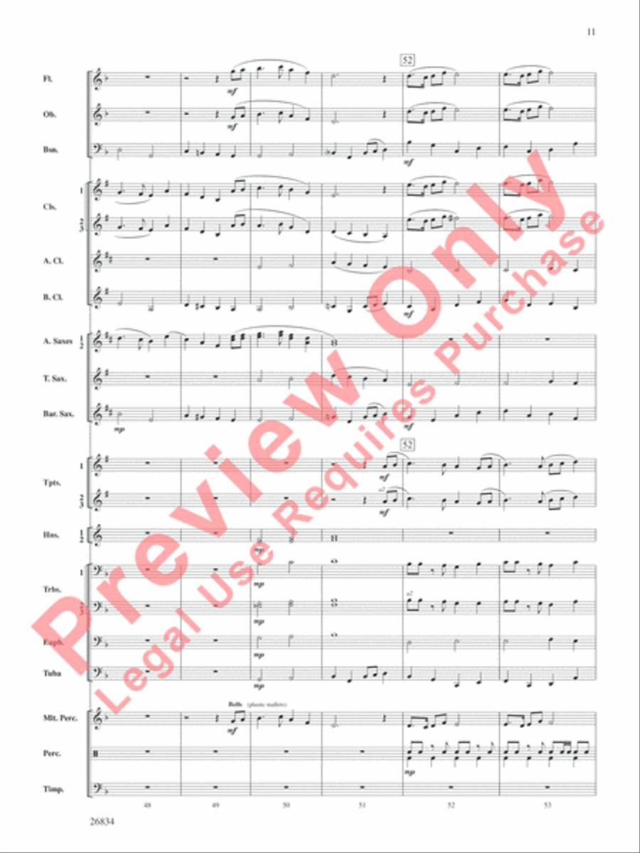 Medal of Valor Concert Band scores gallery preview page 12