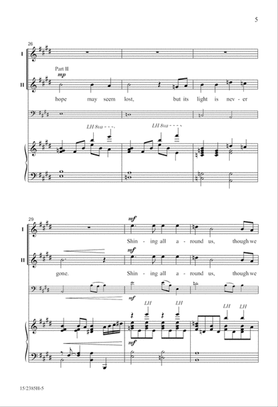 Hope Is a Hidden Star 2-Part scores gallery preview page 6