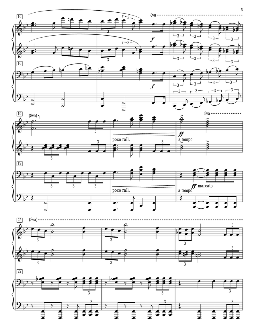 Star Wars (Main Theme) (arr. Phillip Keveren) Piano Duet scores gallery preview page 3