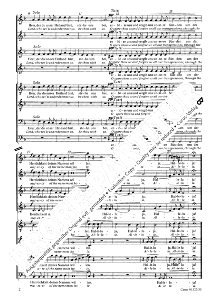 Passion und Karfreitag (aus op. 79)