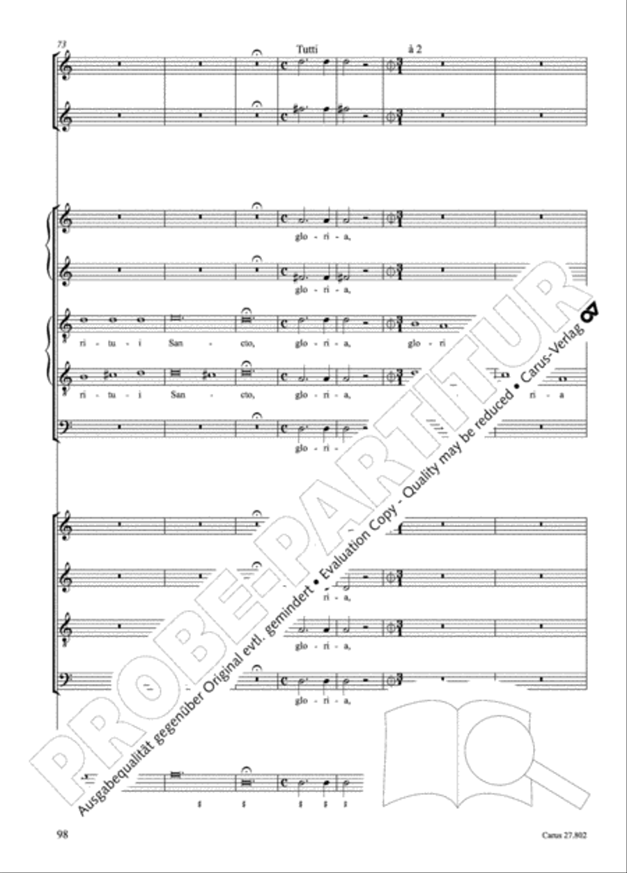 Salmi I (Selva morale e spirituale) Collection / Songbook scores gallery preview page 123