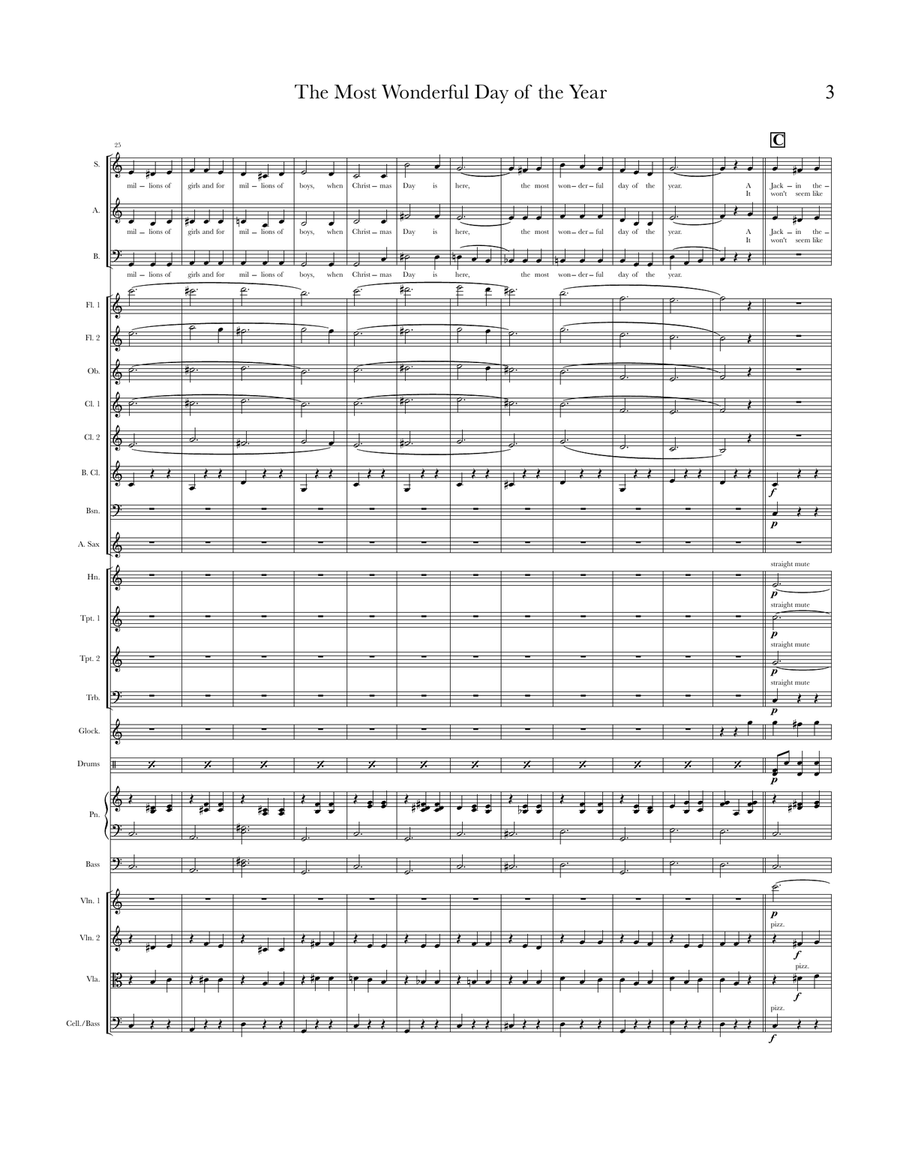 The Most Wonderful Day Of The Year Chamber Music scores gallery preview page 3