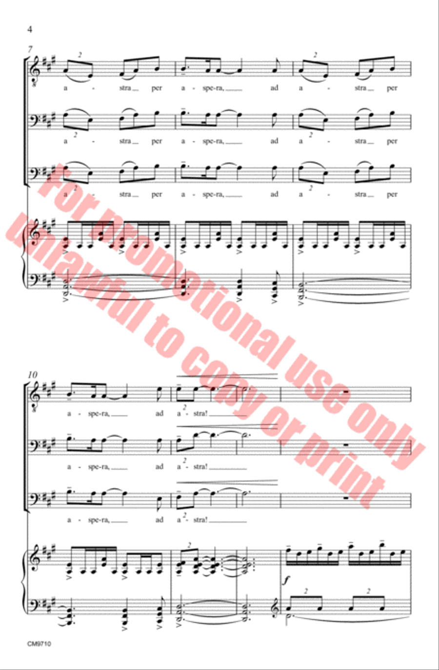 Ad Astra 3-Part scores gallery preview page 5