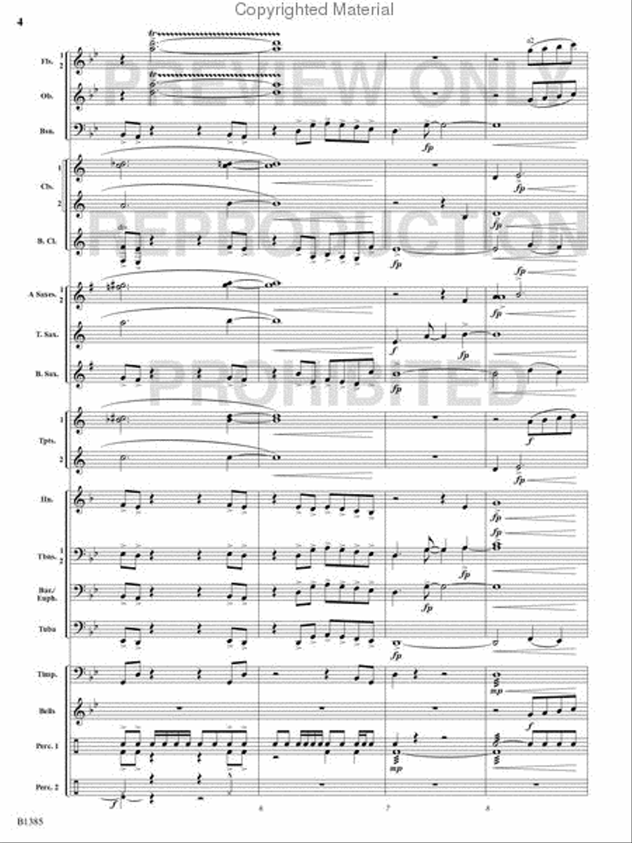 Krakatoa Concert Band scores gallery preview page 3