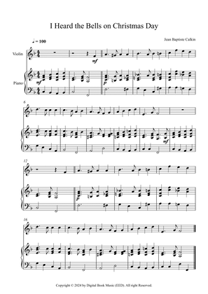 I Heard the Bells on Christmas Day, Jean Baptiste Calkin (Violin + Piano)