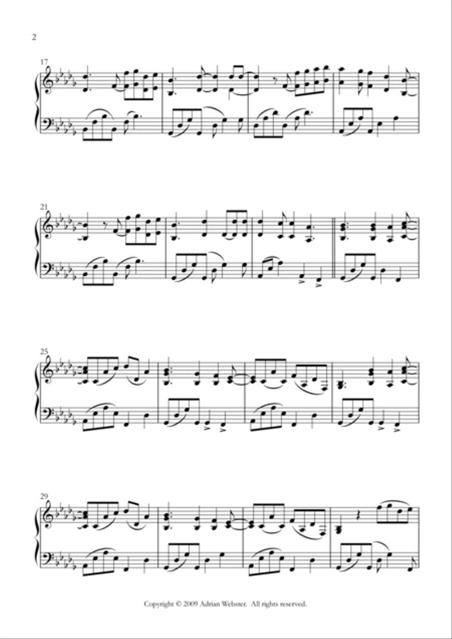 Canoe - CrusaderBeach - Upbeat Happy Piano Solo Piano Solo scores gallery preview page 2