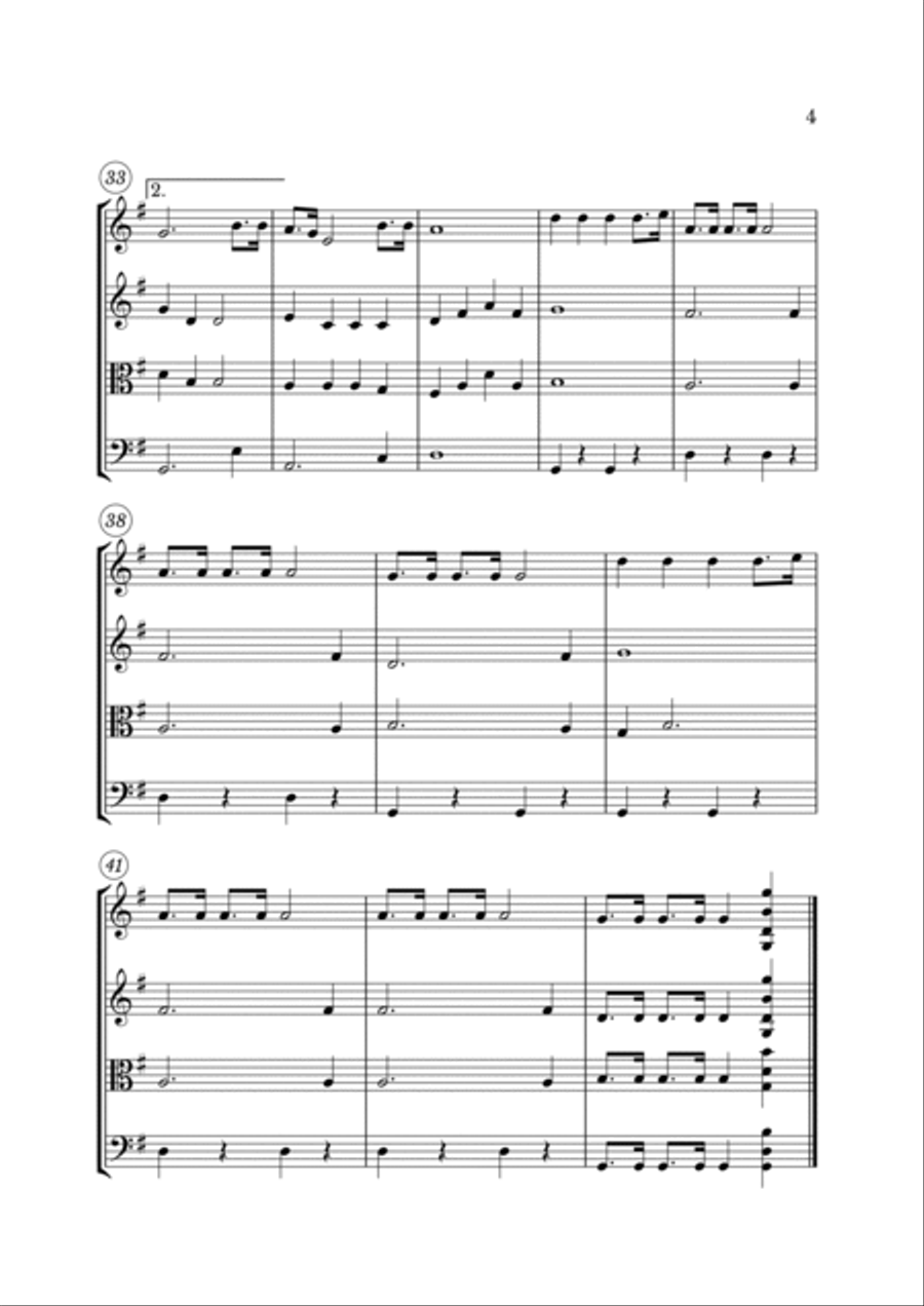 Yellow Submarine String Quartet scores gallery preview page 4
