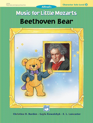 Book cover for Music for Little Mozarts - Character Solos: Beethoven Bear