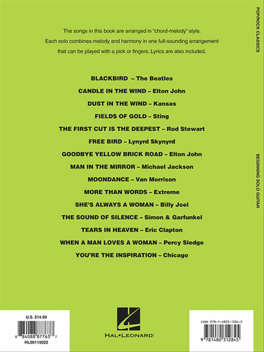 Pop/Rock Classics Electric Guitar scores gallery preview page 2