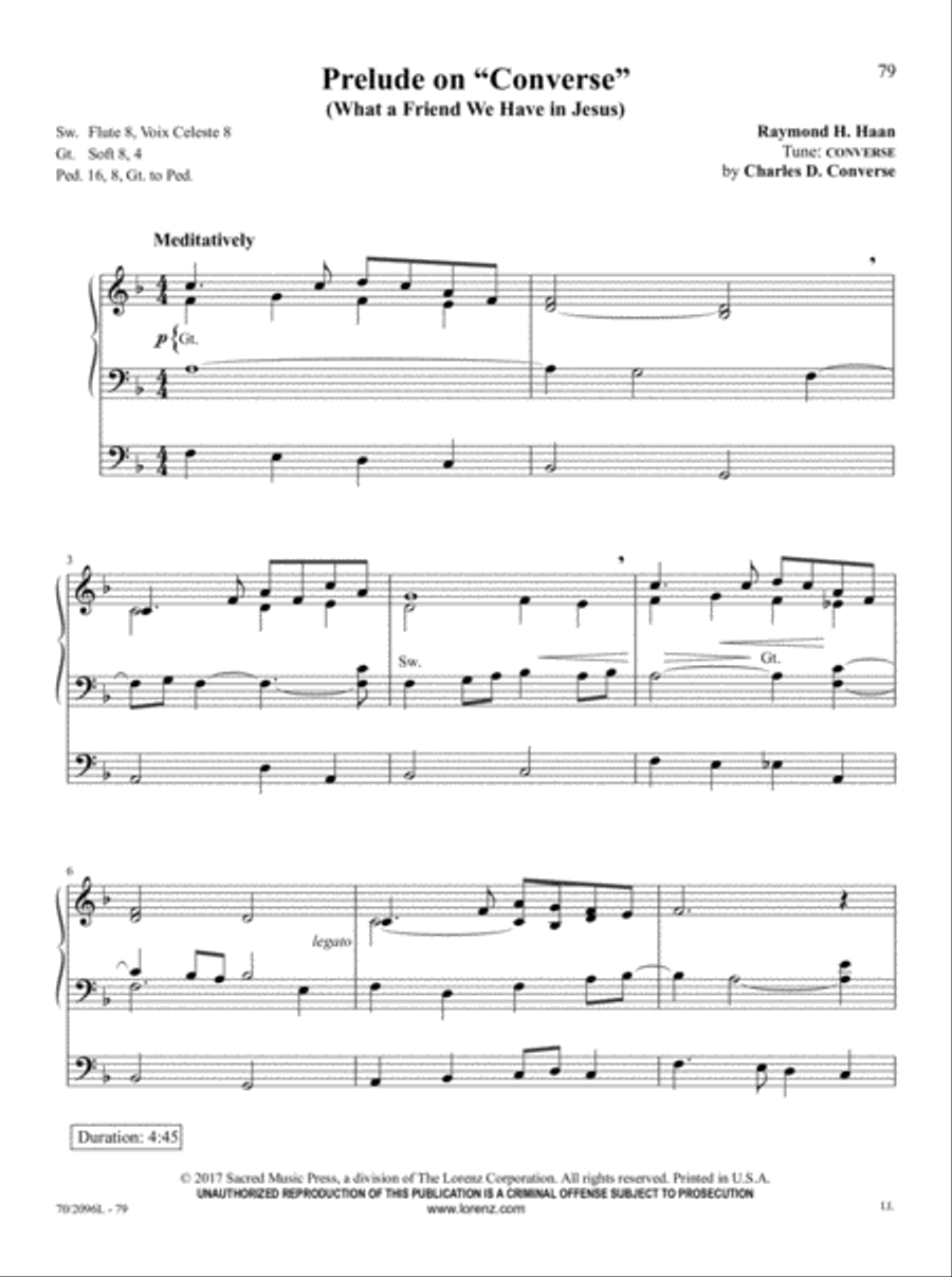 The Organist's Library, Vol. 63 Organ Solo scores gallery preview page 25