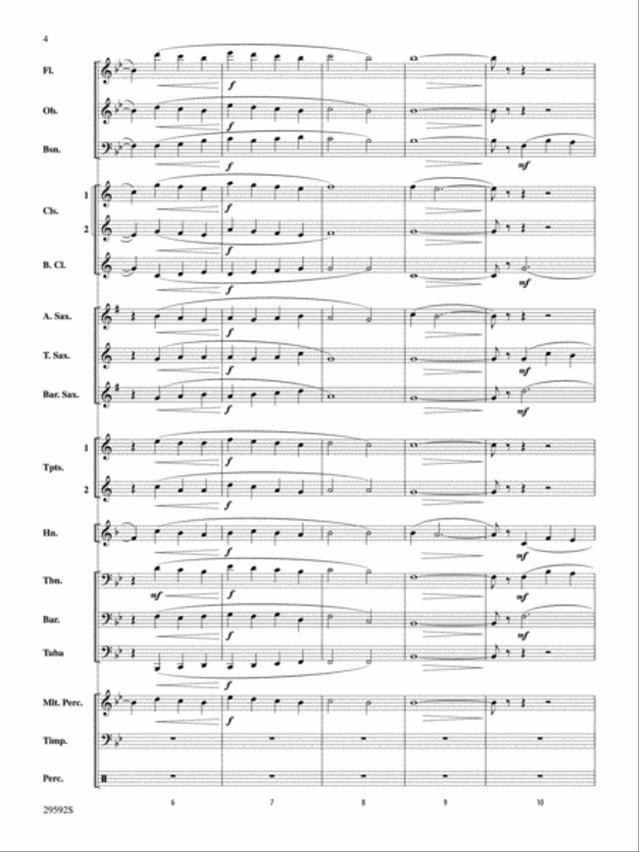 I Knew I Loved You Concert Band scores gallery preview page 3