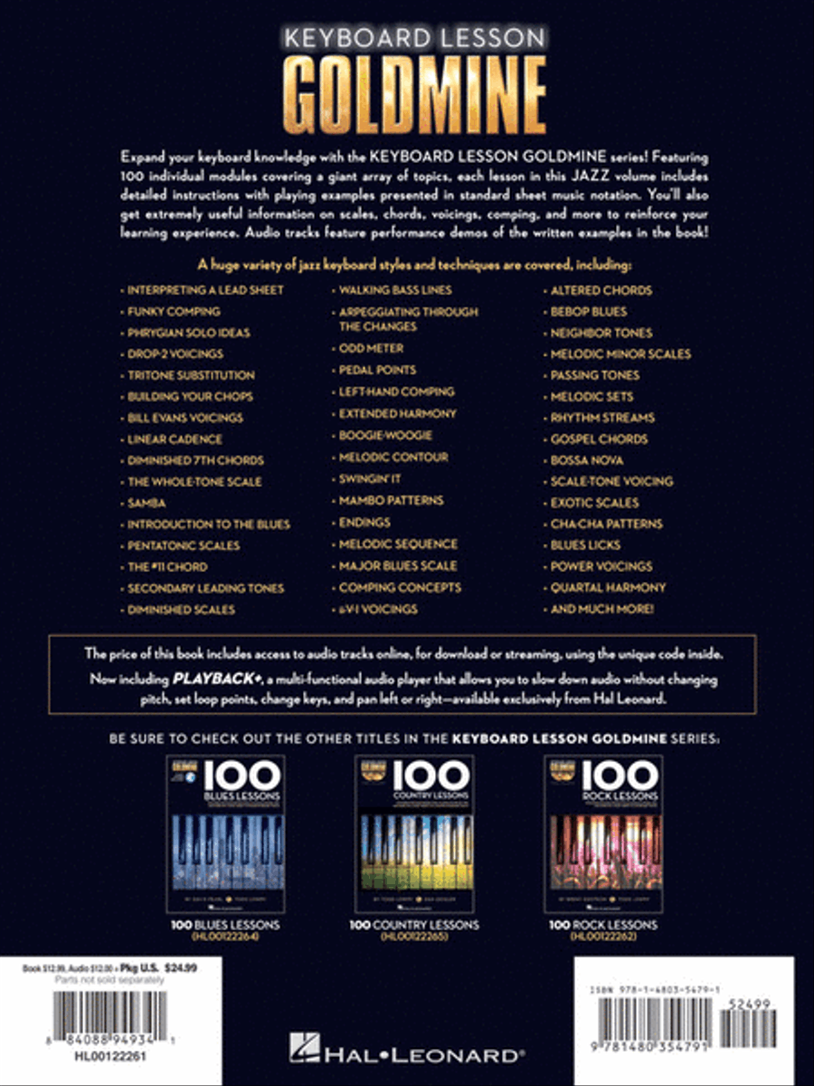 100 Jazz Lessons Piano Method scores gallery preview page 8