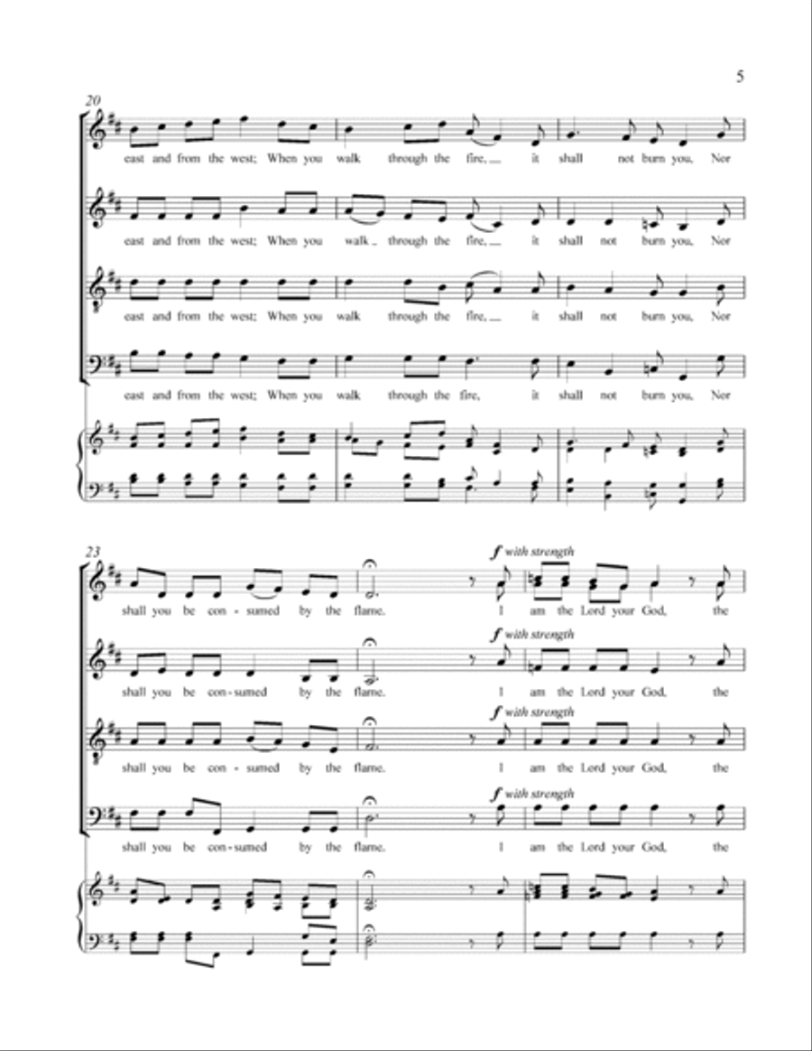 Do not fear 4-Part scores gallery preview page 9