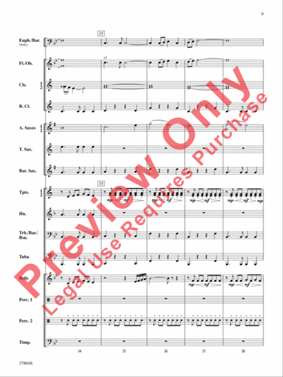 UFO UFO Concert Band scores gallery preview page 10