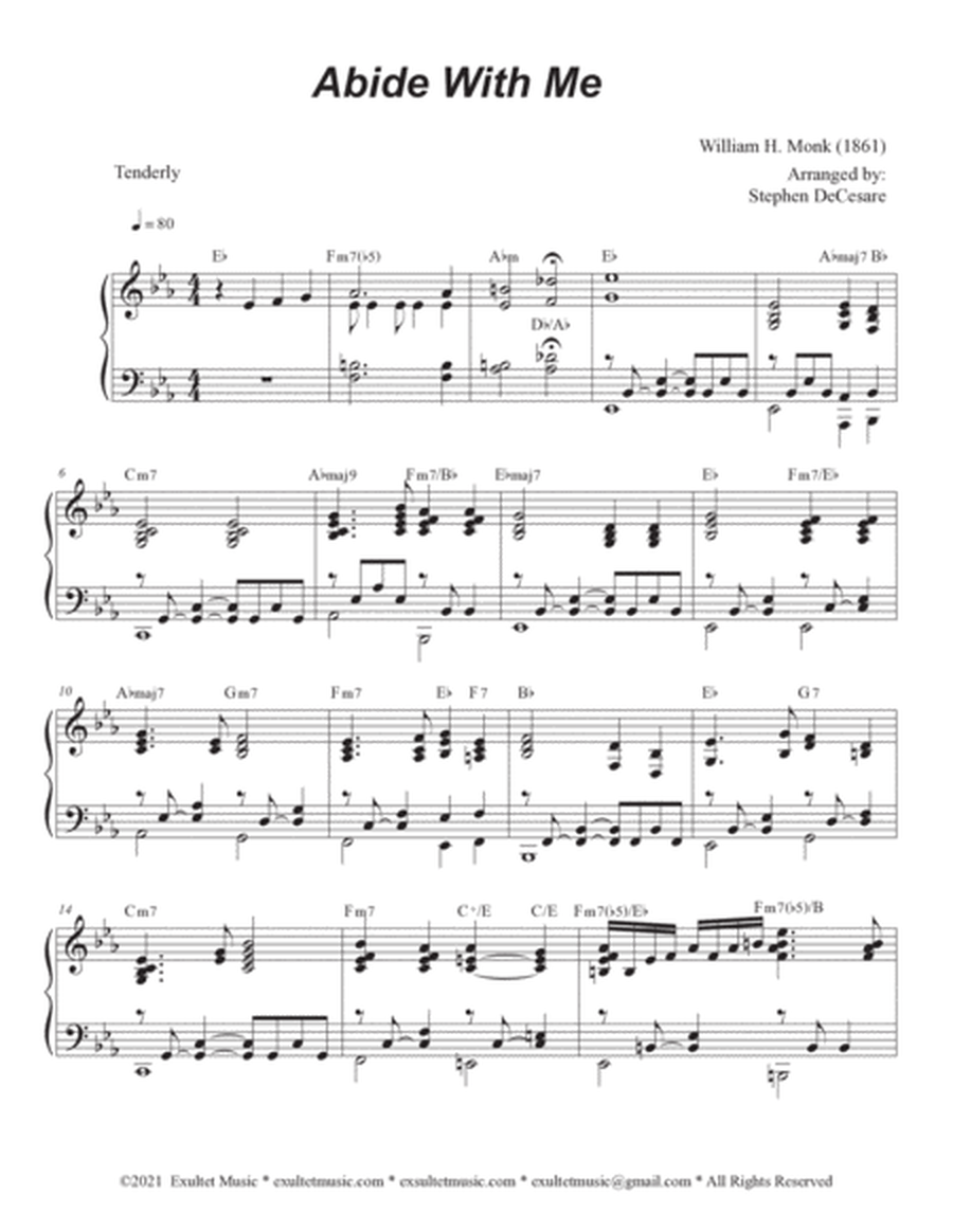 Abide With Me (French Horn solo and Piano) image number null