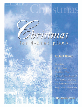 Book cover for Christmas for 4-Hand Piano-Digital Download