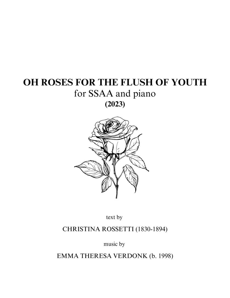 Oh Roses for the Flush of Youth image number null