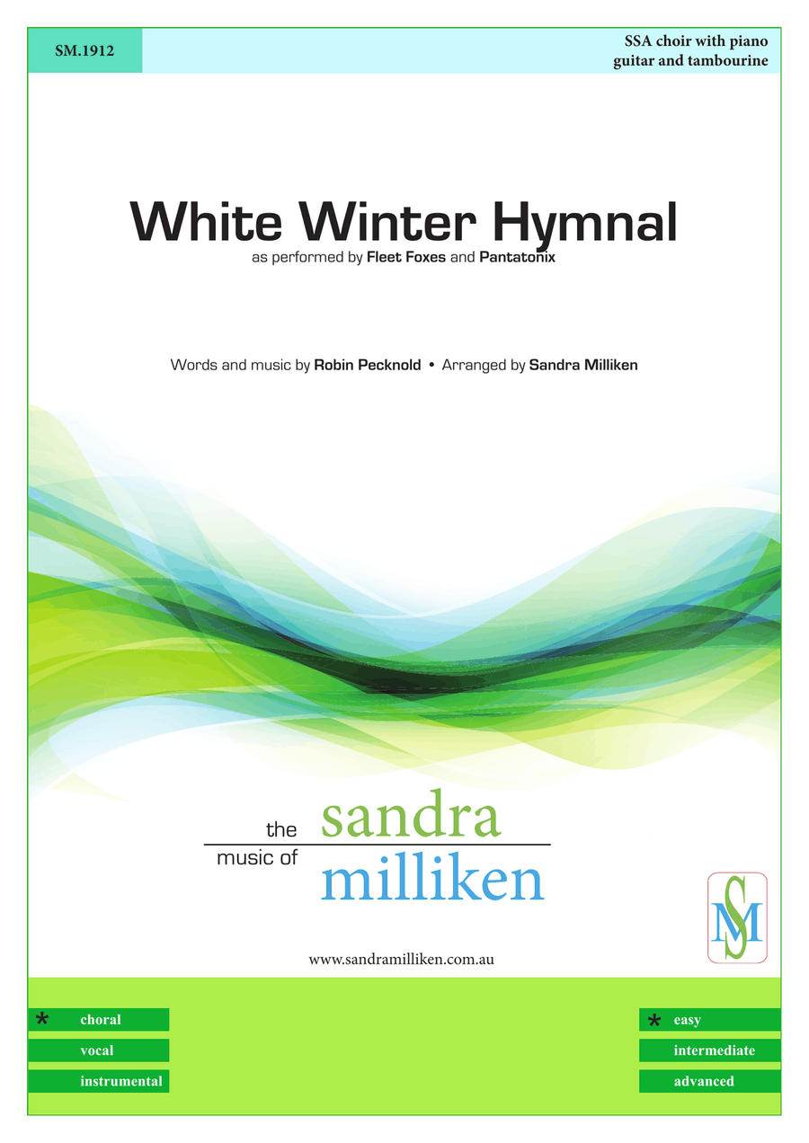 White Winter Hymnal SSA scores gallery preview page 1