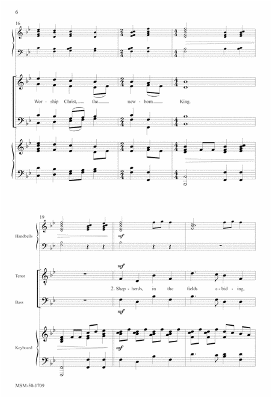 Angels, from the Realms of Glory 4-Part scores gallery preview page 5
