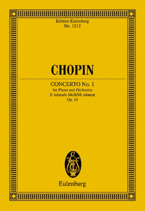 Concerto No. 1 E minor