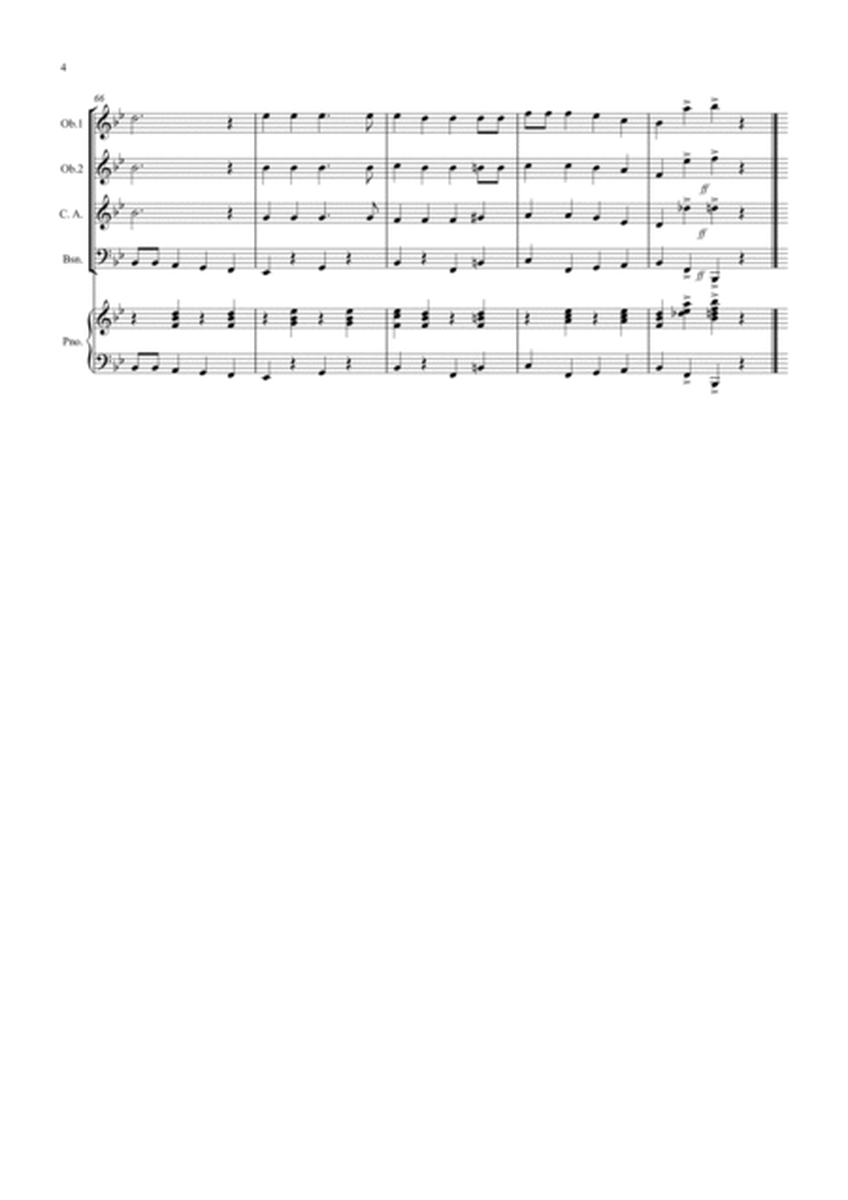 Jingle Bells (Jazzy Style!) for Double Reed Quartet image number null
