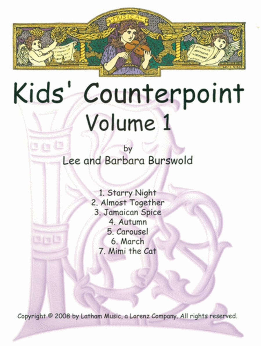 Kids Counterpoint Book 1 2 Vln