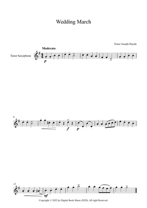 Book cover for Andante (Surprise Symphony) - Franz Joseph Haydn (Tenor Sax)