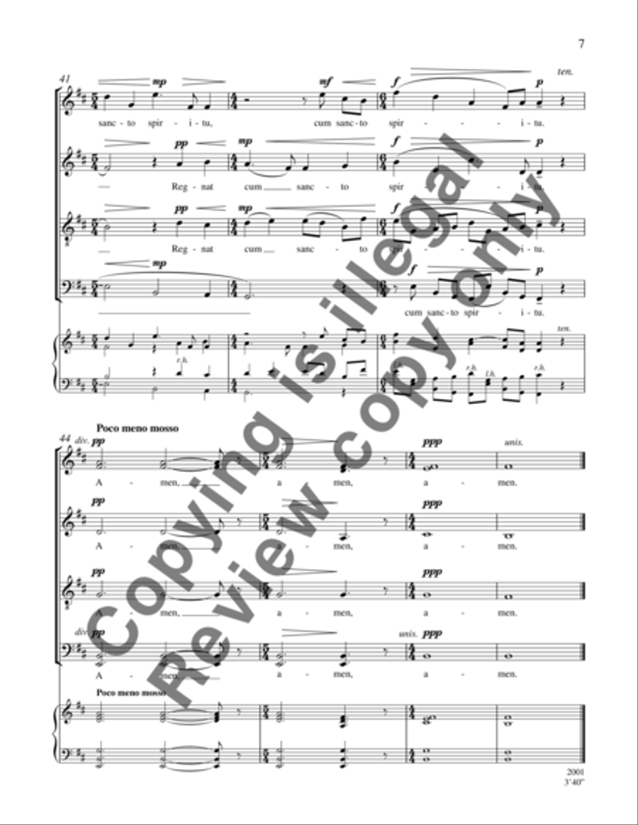 Te lucis ante terminum Divisi scores gallery preview page 8