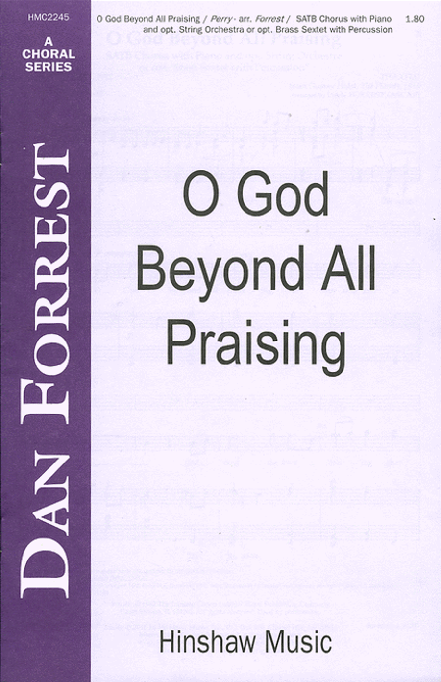 O God Beyond All Praising 4-Part scores gallery preview page 1