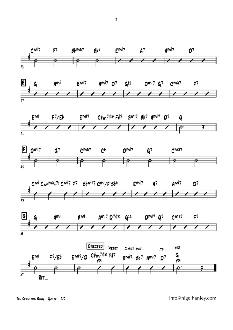 The Christmas Song (Chestnuts Roasting On An Open Fire) Jazz Ensemble scores gallery preview page 4