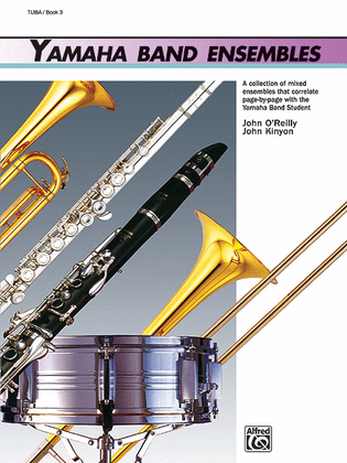 Book cover for Yamaha Band Ensembles, Book 3