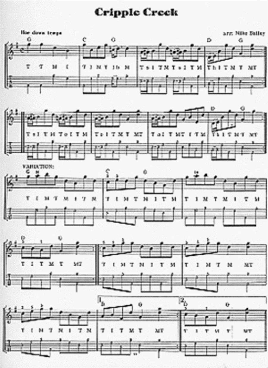 3 Finger Pickin' Banjo Songbook Fingerpicking Guitar scores gallery preview page 4