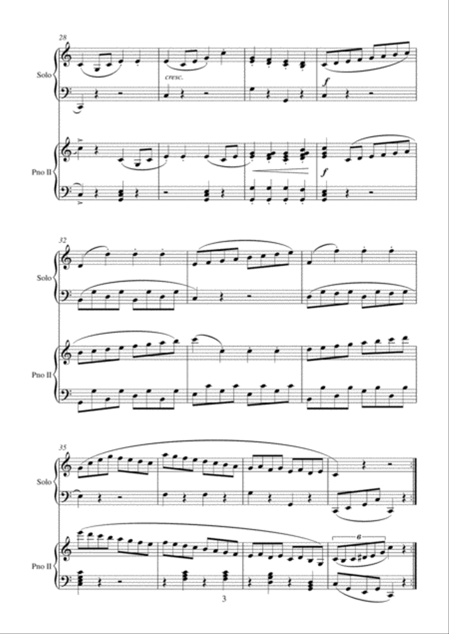 Muzio Clementi Sonatine Op. 36 No. 1 Complete for 2 Pianos 2 Pianos, 4-Hands scores gallery preview page 4