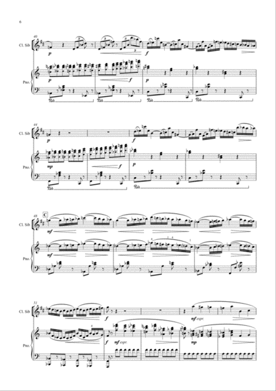 Souvenirs de Bergamo Woodwind Duet scores gallery preview page 6