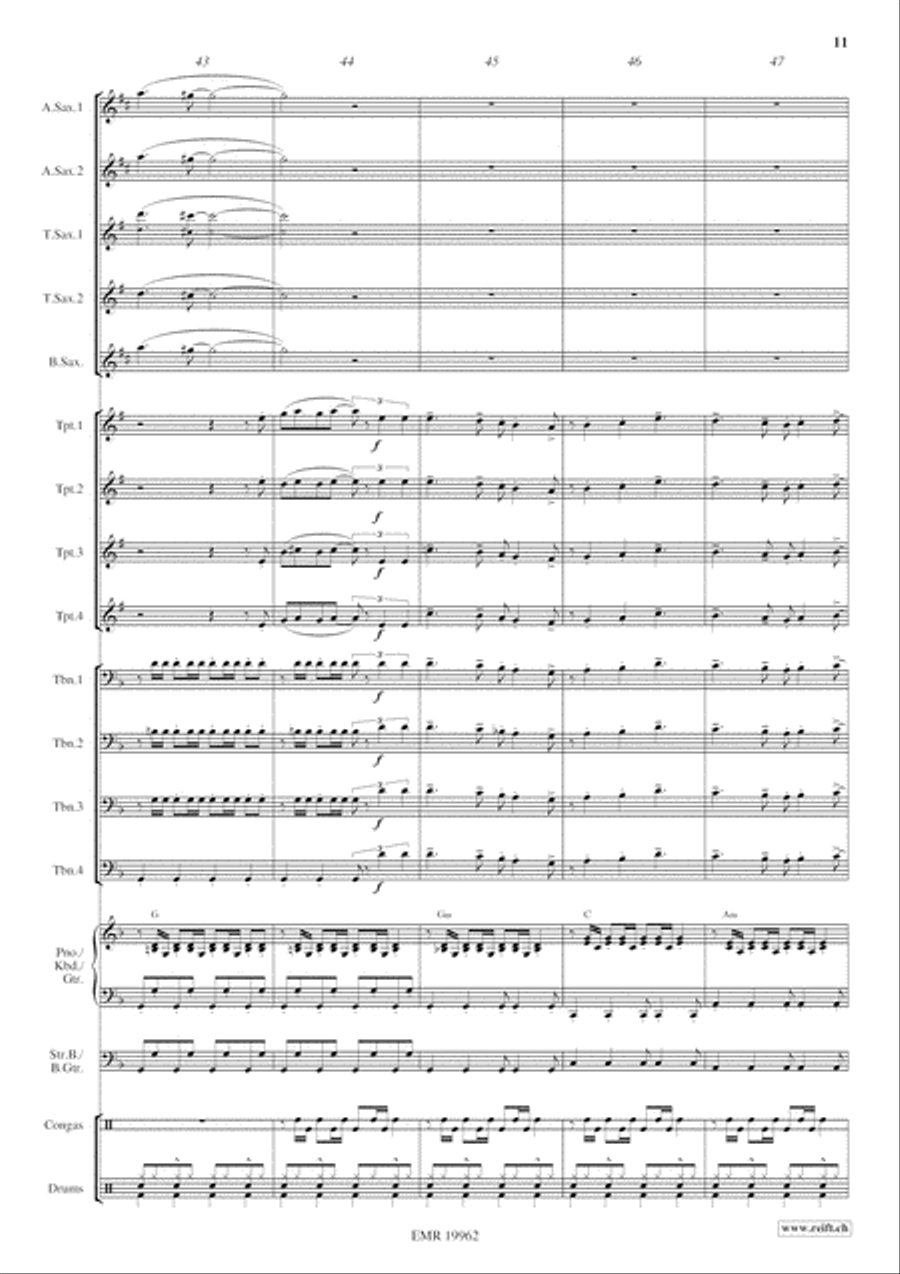 Discoland Big Band scores gallery preview page 12