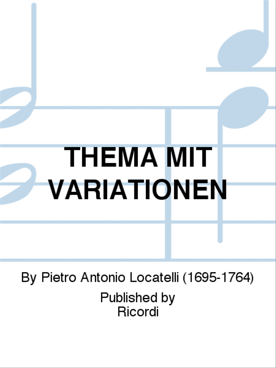 THEMA MIT VARIATIONEN Classical Guitar scores gallery preview page 1