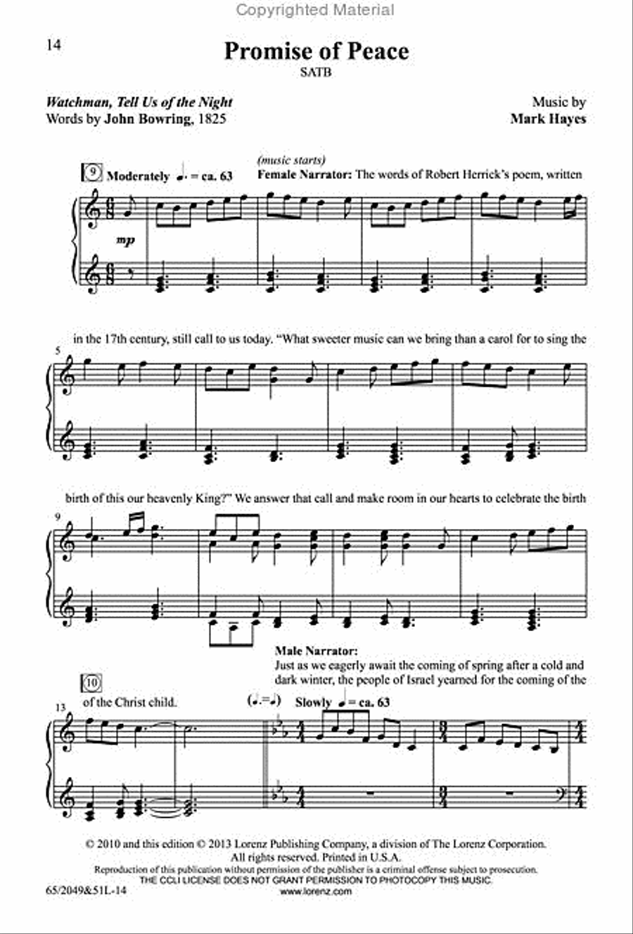 What Sweeter Music - SATB Score with Performance CD 4-Part scores gallery preview page 5