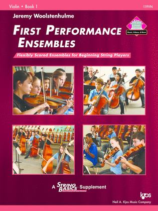 Book cover for String Basics First Performance Ensembles - Book 1 - Violin