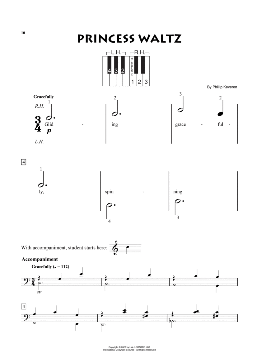 Princess Waltz Piano Solo scores gallery preview page 1