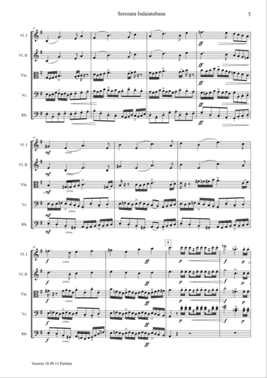 Serenata Indaiatubana Serenata Indaiatubana String Orchestra scores gallery preview page 6