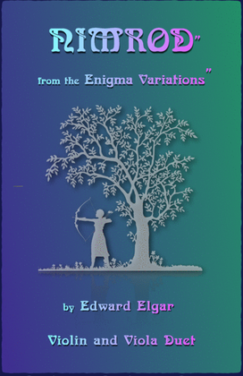 Book cover for Nimrod, from the Enigma Variations by Elgar, Violin and Viola Duet