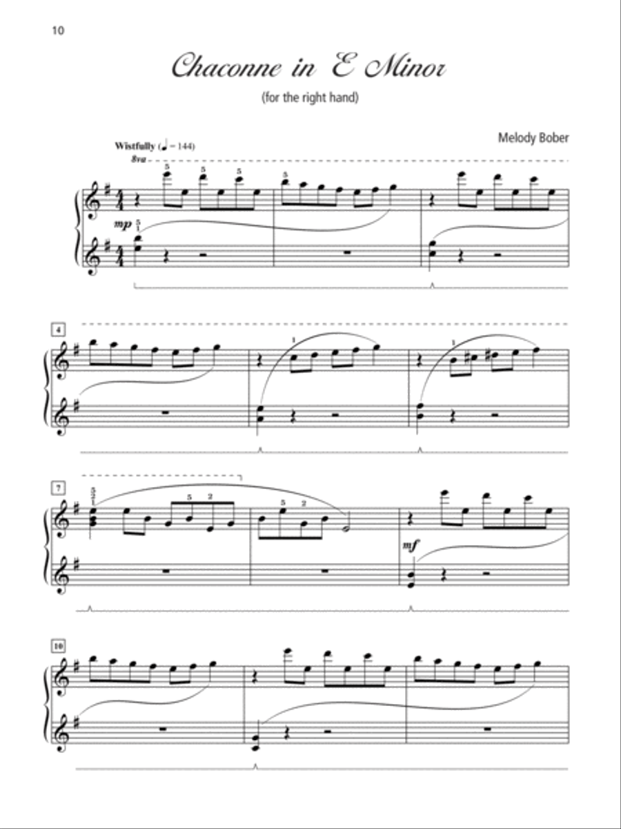 Grand One-Hand Solos for Piano, Book 5 Piano Solo scores gallery preview page 4