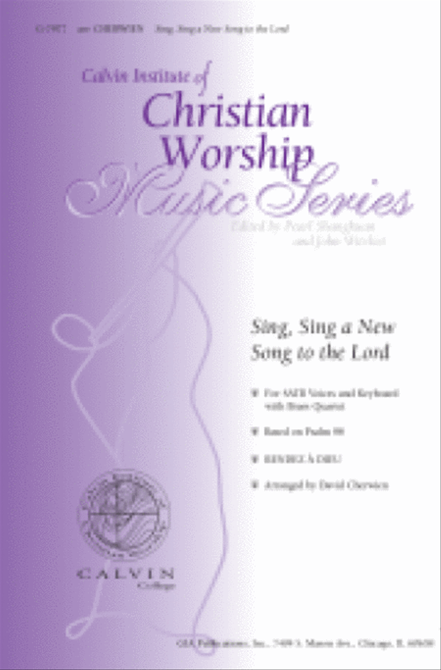 Sing, Sing a New Song to the Lord - Full Score and parts 4-Part scores gallery preview page 1