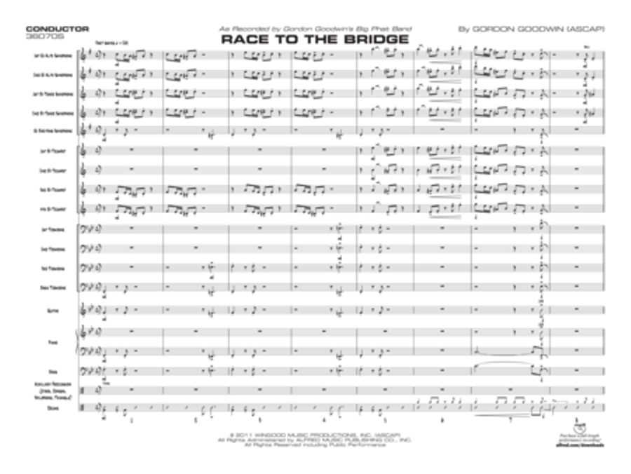 Race to the Bridge Race to the Bridge Jazz Ensemble scores gallery preview page 2